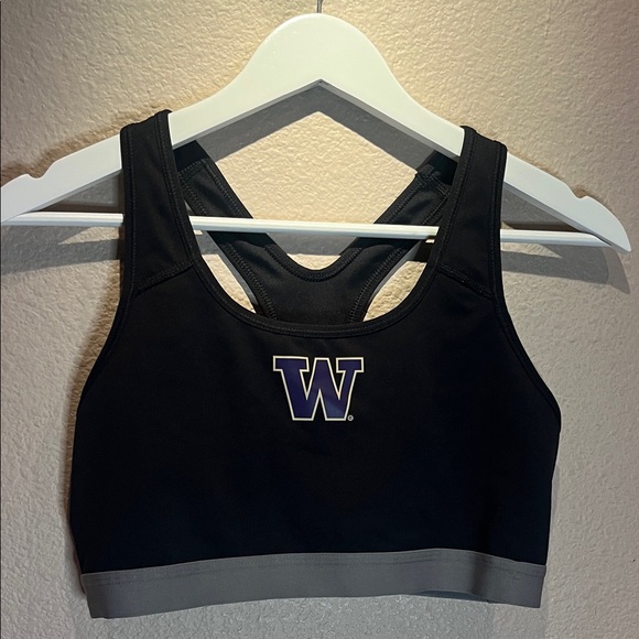 Nike University of Washington DriFit Sports Bra Black Size Large - Picture 2 of 9